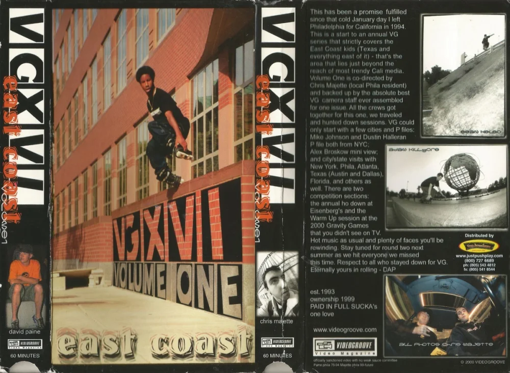 VG16: East Coast front cover